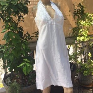 Linen Halter Dress, Laundry by Shelli Segal